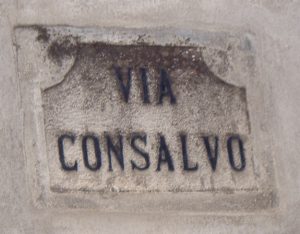 Street sign - via Consalvo